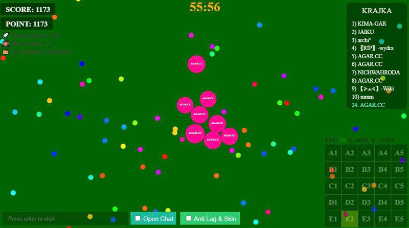 Agar.io screenshot