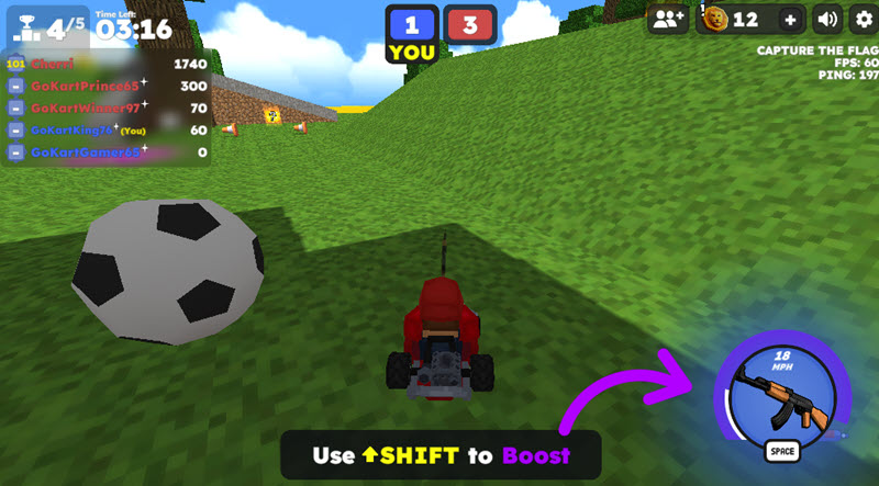 gokarts screenshot