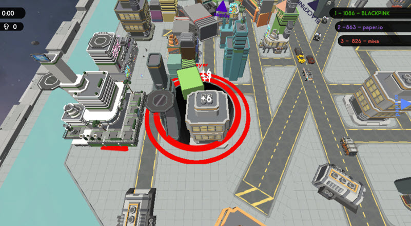 Hole.io creenshot